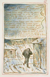 Il piccolo spazzacamino: tavola 37 da Songs of Innocence and of Experience (copia AA) c.1815-26